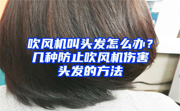 吹风机叫头发怎么办？几种防止吹风机伤害头发的方法